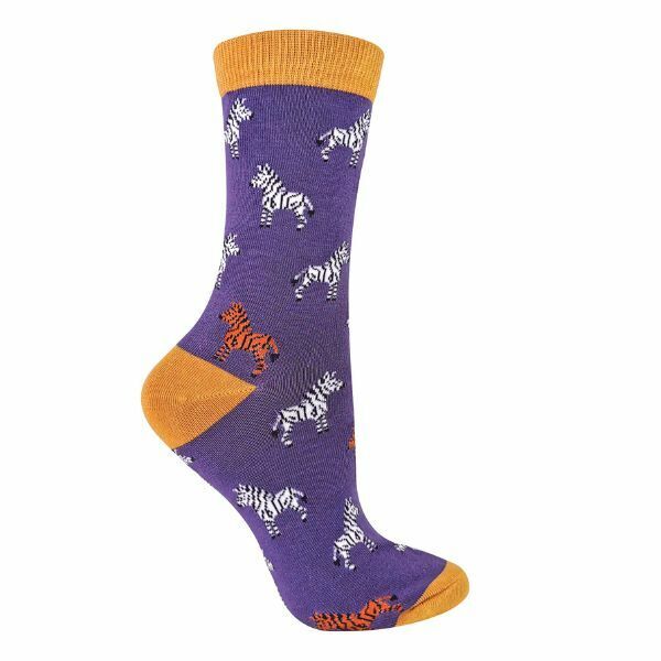 Miss Sparrow Ladies Animal Design Bamboo Socks 4-7 UK