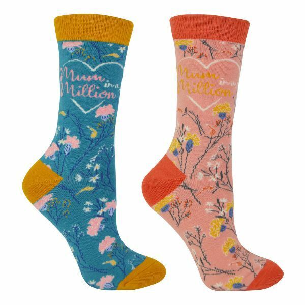 Miss Sparrow Ladies Bamboo Socks for Mum in Box 4-7 UK