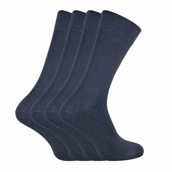 Sock Snob 4 Pairs Ladies Soft Bamboo Crew Socks 4-8 UK