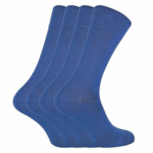 Sock Snob 4 Pairs Ladies Soft Bamboo Crew Socks 4-8 UK