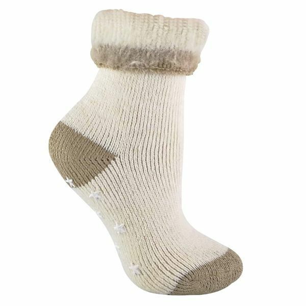 Sock Snob Ladies Alpaca Wool Blend Slipper Socks 4-8 UK