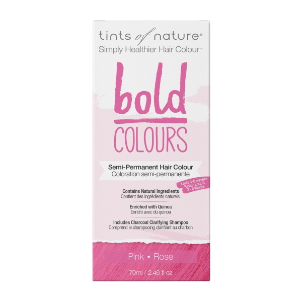 Tints of Nature Semi-Permanent Hair Bold Pink 70ml