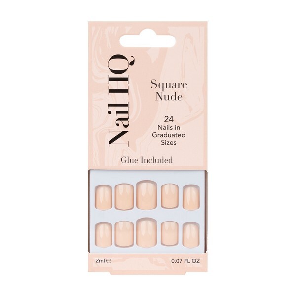 Nail HQ Square Nude Nails