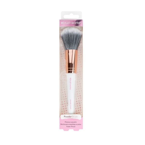 Brushworks White & Gold Powder Brush