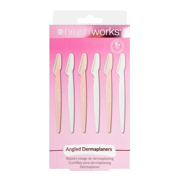 Brushworks Angled Dermaplaners (Pack of 6)