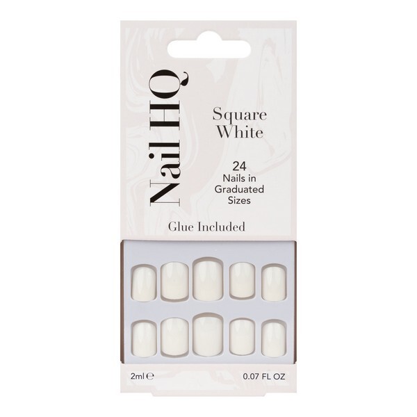 Nail HQ Square White Nails