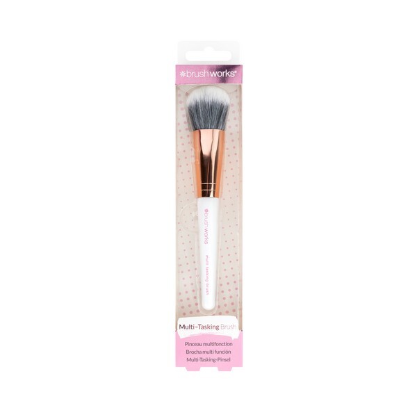 Brushworks White & Gold Multi Tasking Brush