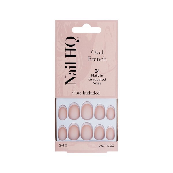 Nail HQ Oval French