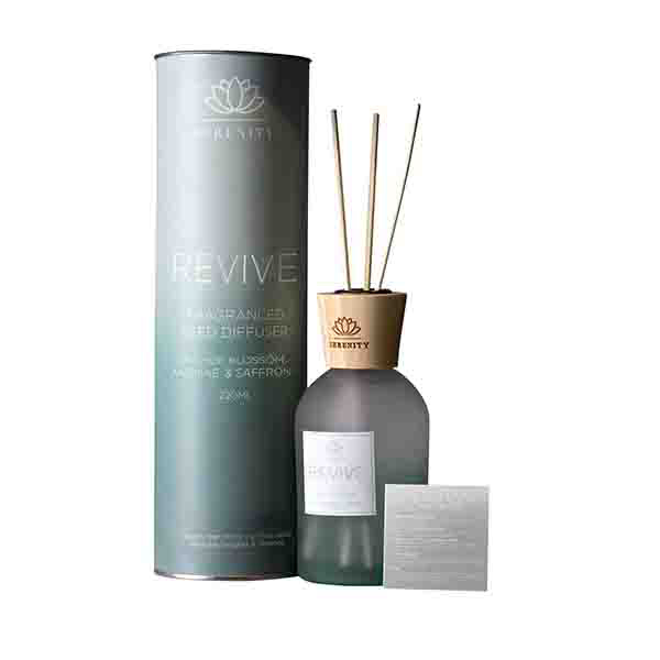 Serenity Revive Diffuser  Orange, Jasmine & Saffron 220ml