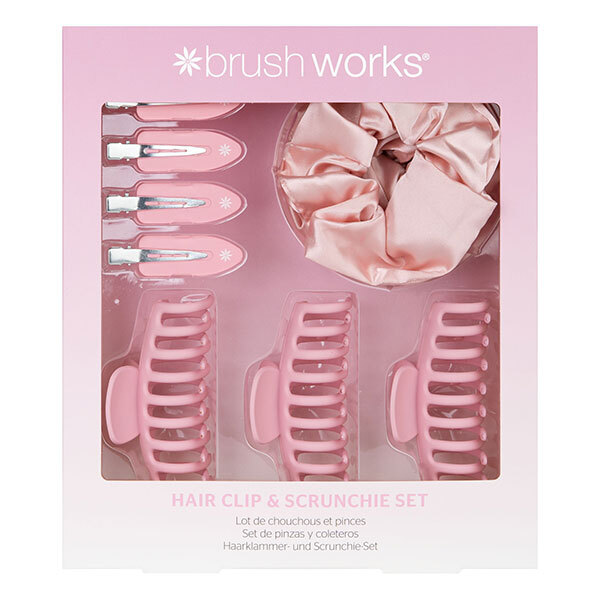 Brushworks Hair Clip and Scrunchie Set