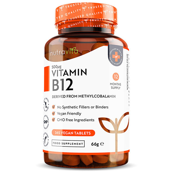 Nutravita Vitamin B12 1000mcg - 365 Vegan Tablets