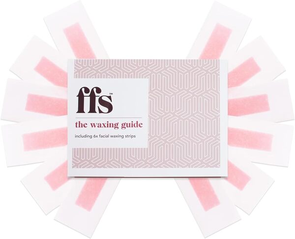 FFS Beauty Natural Facial Wax Strips Pack of 12