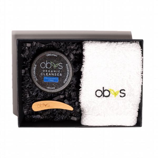 Obvs Skincare Organic Cleanser Fragrance-Free Gift Set