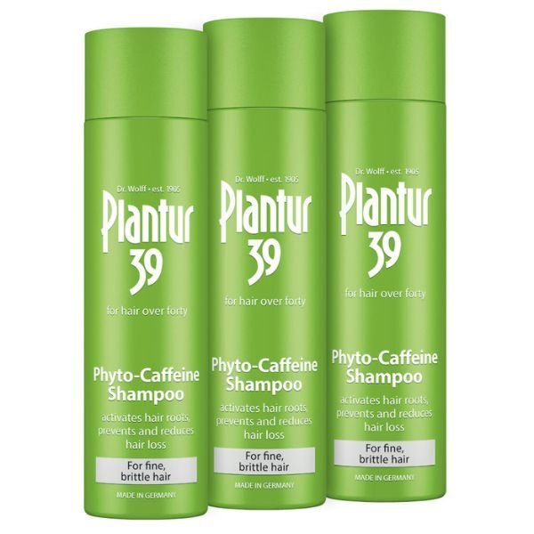 Plantur 39 Caffeine Shampoo For Fine Brittle Hair 3x 250ml