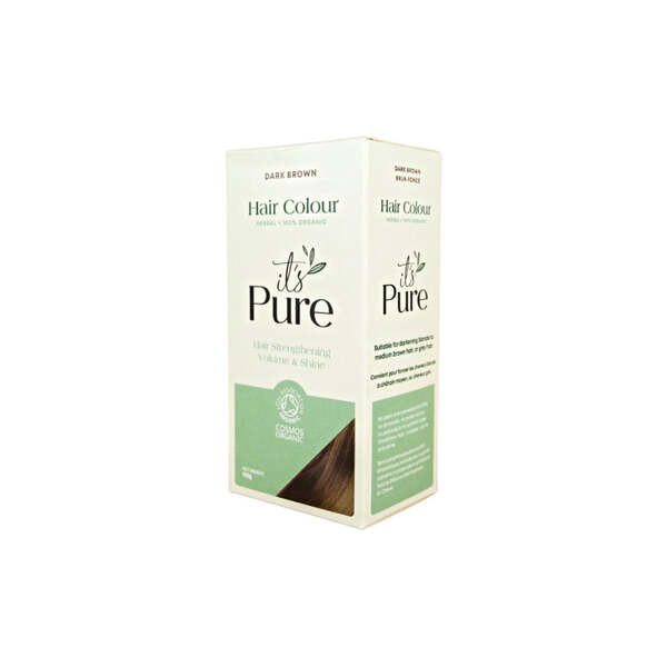 It's Pure Dark Brown 100% Natural Hair Dye 110g