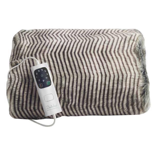 Dreamland Intelliheat Zebra Faux Fur Heated Throw