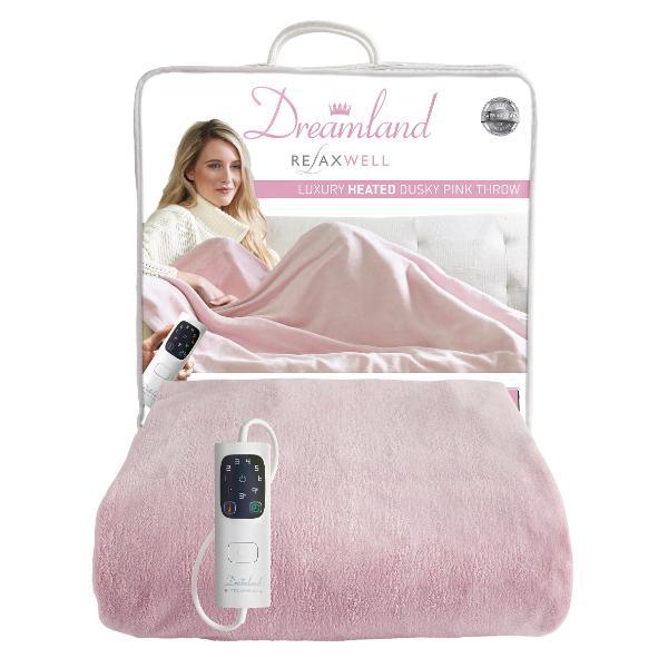 Dreamland Intelliheat Luxury Heated Throw - Pink