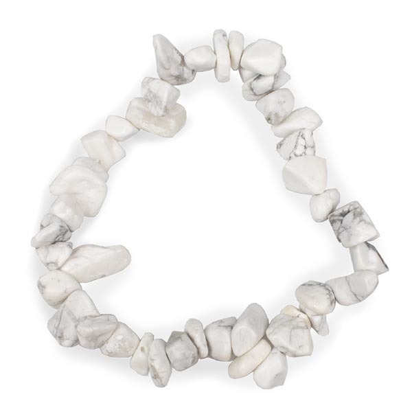 Myga Chip Bracelet - Howlite