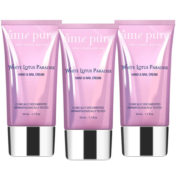 âme pure  3psc White Lotus Paradise™ Hand cream - 3 x 50ml