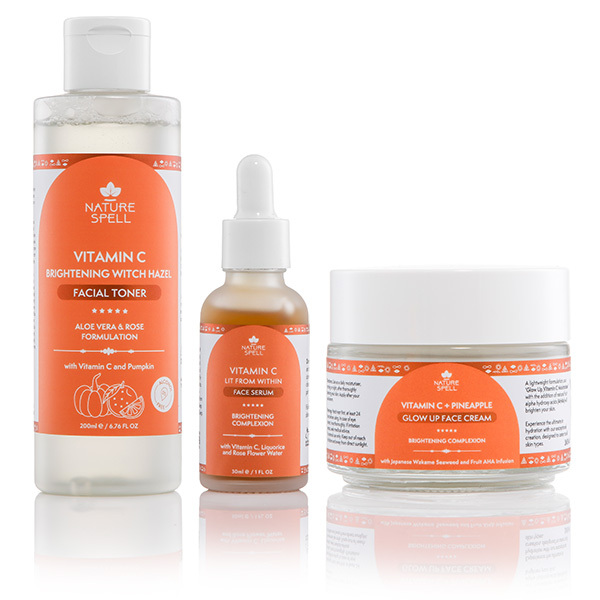 Nature Spell Vitamin C Brightening Skincare Set