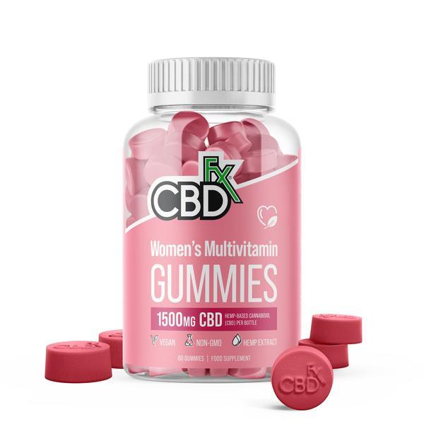 CBDfx Women's Multi-Vitamin CBD Gummies X60 1500mg