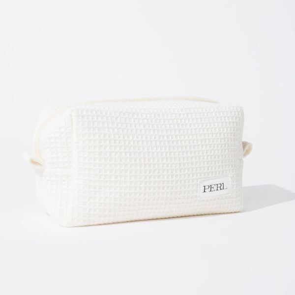 PERL Cosmetics Waffle Cosmetics Bag