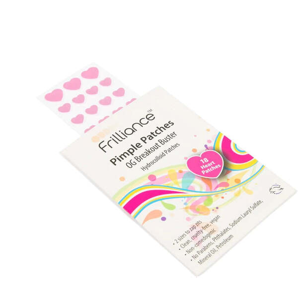 Frilliance Pimple Patches OG Pink Hearts (18 ct/2 sizes)