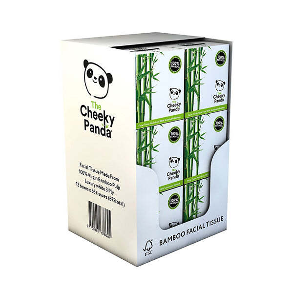 The Cheeky Panda Cube Box of Tissues 12 Boxes