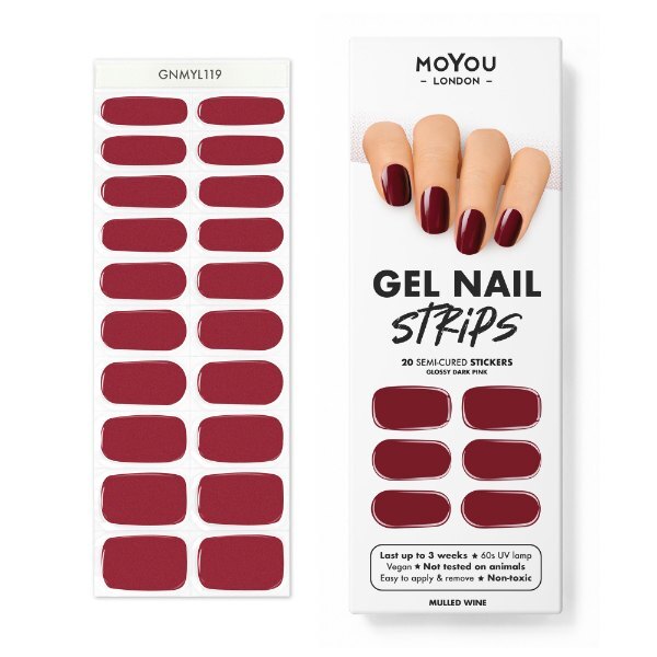 MoYou-London Gel Nail Strip - Mulled Wine