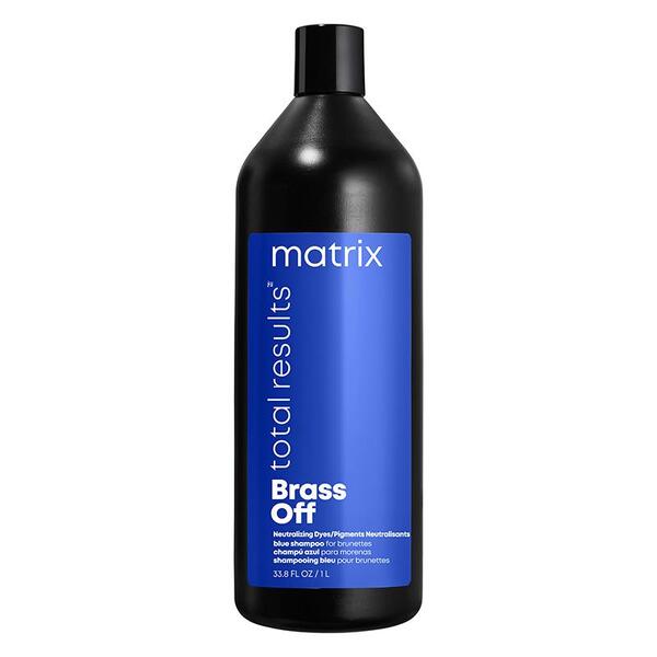 Matrix Total Results Brass Blue Shampoo Lightened Brunette