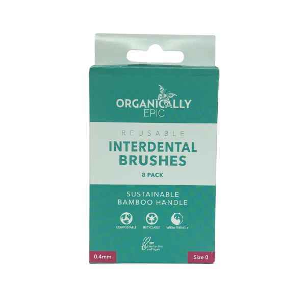 Organically Epic Bamboo Interdental Brushes - Size 0