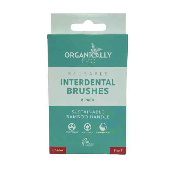 Organically Epic Bamboo Interdental Brushes - Size 2