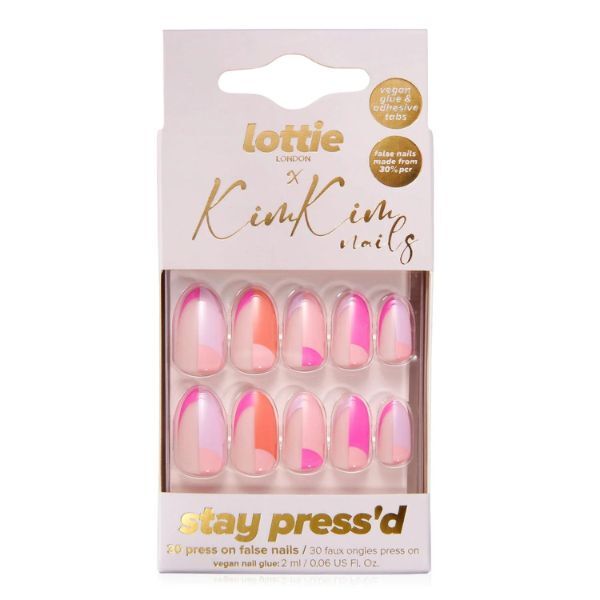 Lottie London X Kimkim Stay Press On Nails Block Party