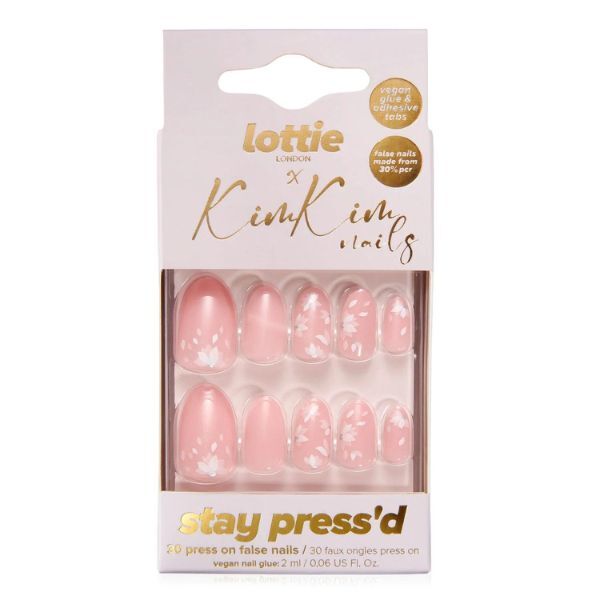 Lottie London X Kimkim Stay Press On Nails Glazed & Unfazed