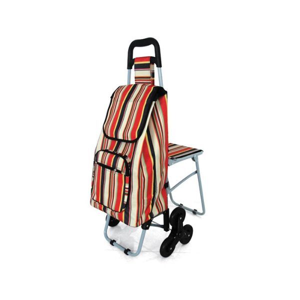 Lifemax Shopping Trolley with Seat, Stair Climber, Max 16st