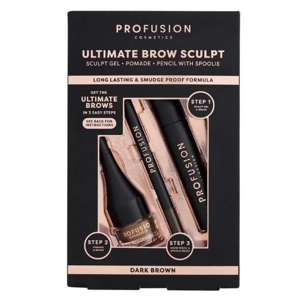 Profusion Cosmetics Ultimate Brow Sculpt | Dark Brown