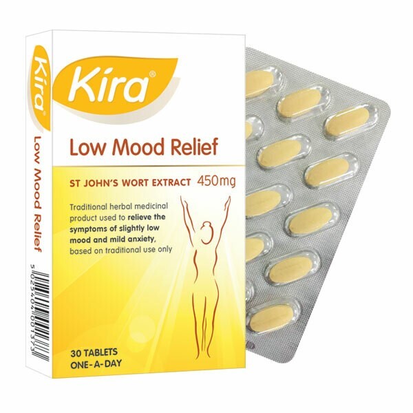 Kira Low Mood Relief St John's Wort Extract 30 Tablets