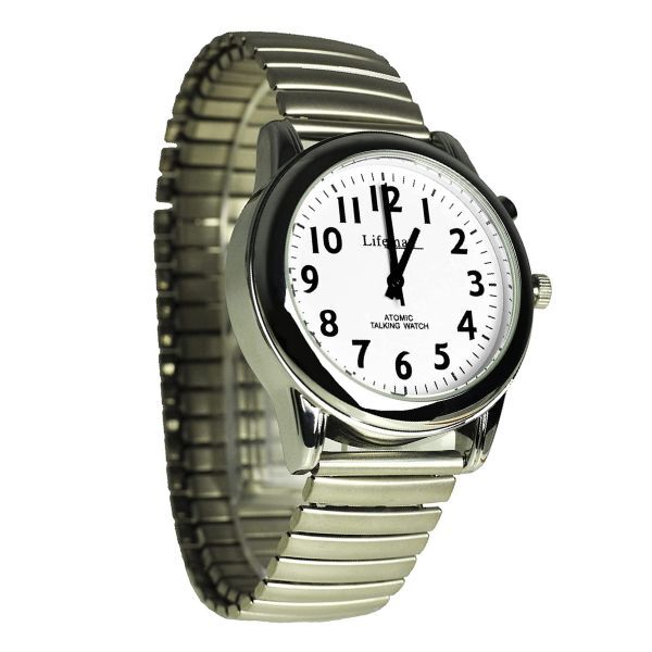 Lifemax RNIB Talking Atomic Watch - Gents Bracelet