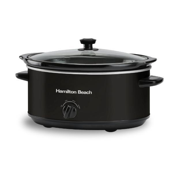 Hamilton Beach 'The Family Favourite' 6.5L Black Slow Cooker