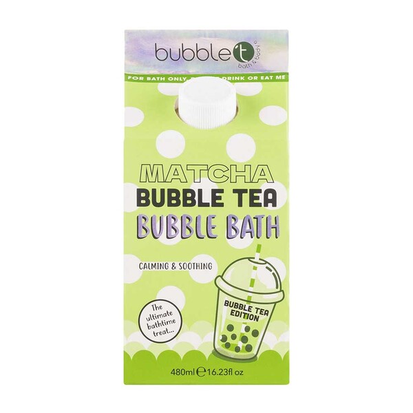 Bubble T Cosmetics Matcha Bubble Tea Bath Milk (480ml)