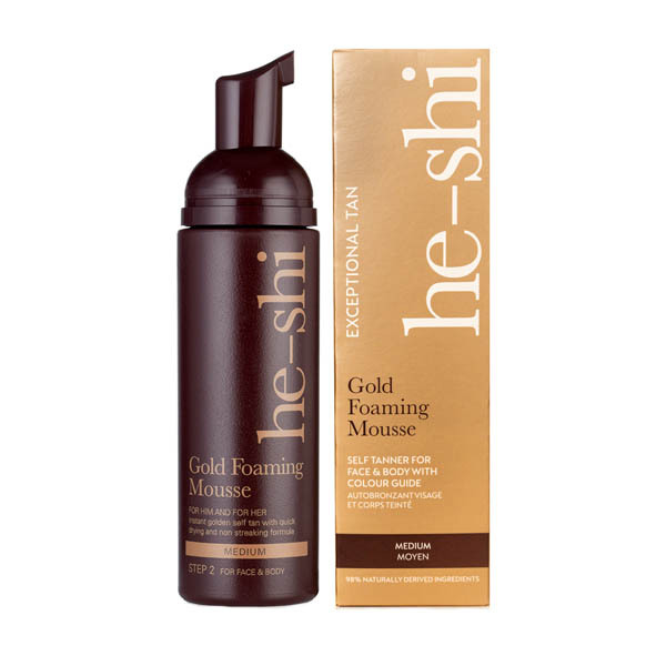 He-Shi Gold Foaming Mousse Medium 150ml