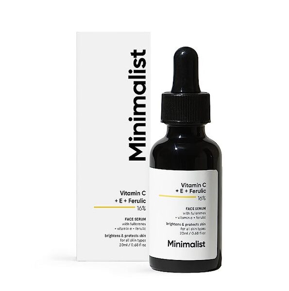 Minimalist 16% Vitamin C Serum, Brightens & Protects Skin