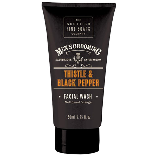 Scottish Fine Soaps Men's Thistle & Black Pepper Face Wash