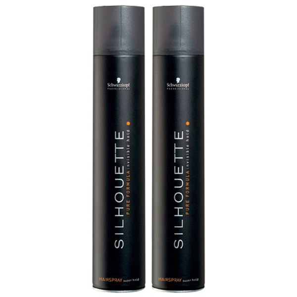 Silhouette Super Hold Hairspray Double