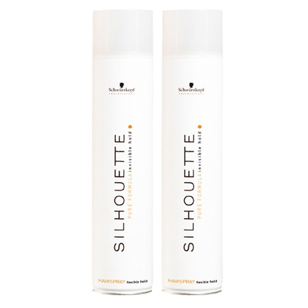 Silhouette Flexible Hold Hairspray Double