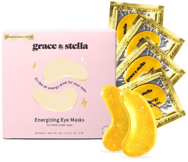 Grace & Stella - Under Eye Mask - Vegan - Gold - 48 Pairs