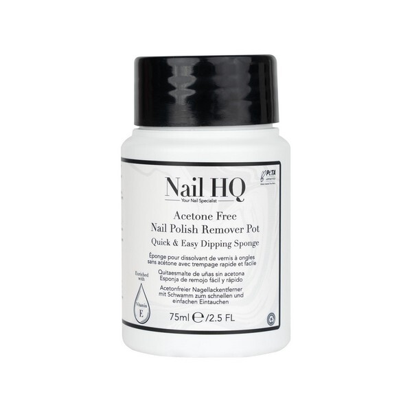 Nail HQ Acetone Free Nail Polish Remover Sponge  - 75ml