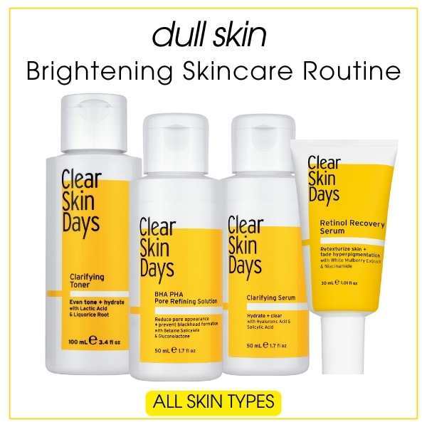 Cleat Skin Days Brightening Skin Routine