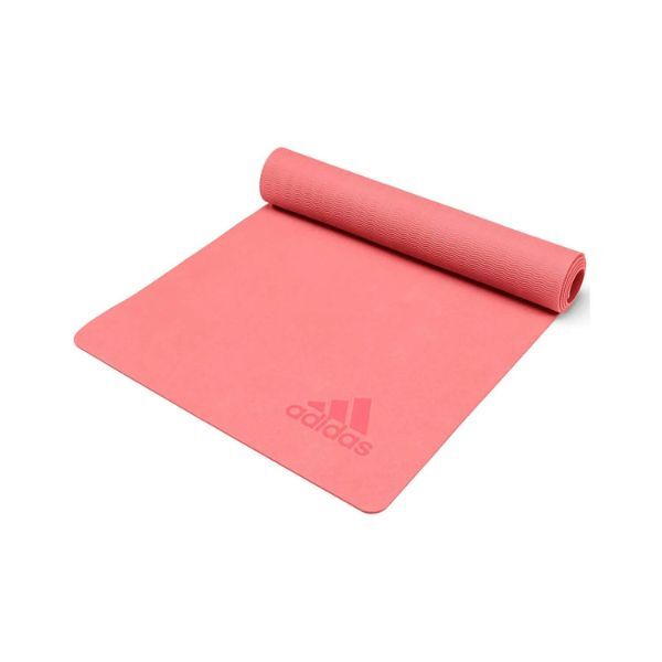 Adidas 5mm Premium Yoga Exercise Mat - Glow Pink