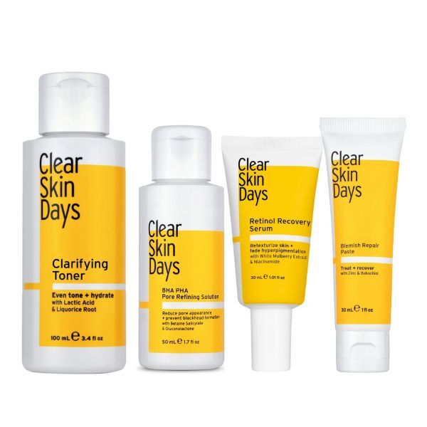 Clear Skin Days Dry Skin + Blemish Skincare Bundle